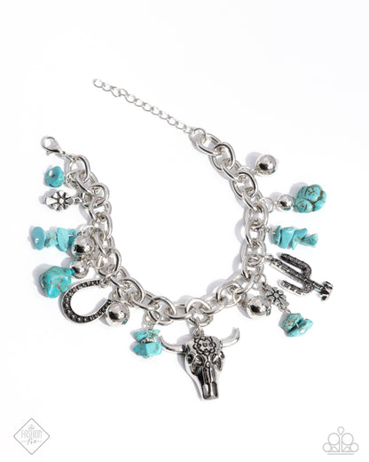 Wild West Wardrobe Blue Bracelet - Jewelry by Bretta