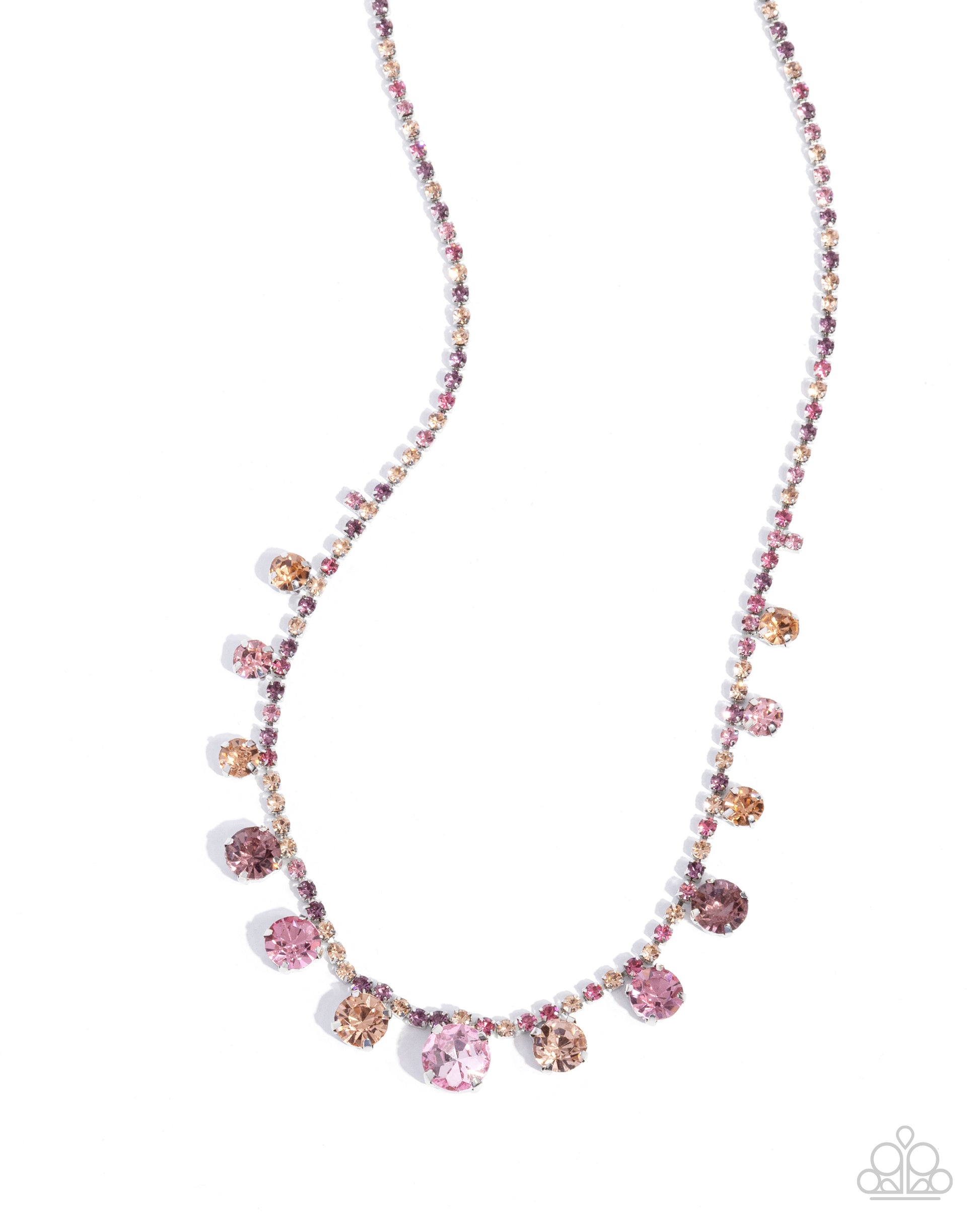 Colorful Countess Pink Necklace - Jewelry by Bretta