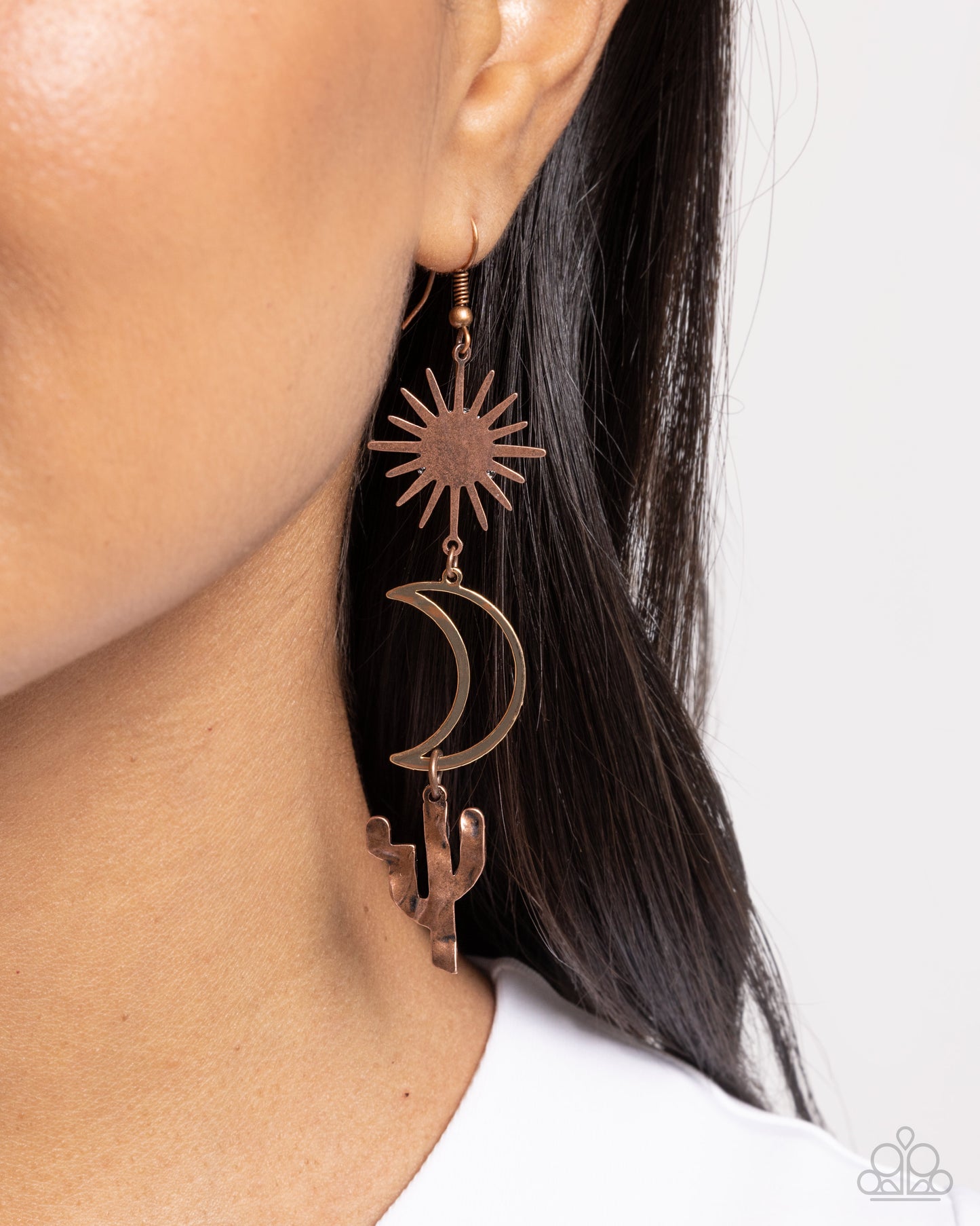 Wishfully Western Copper Earrings - Jewelry by Bretta