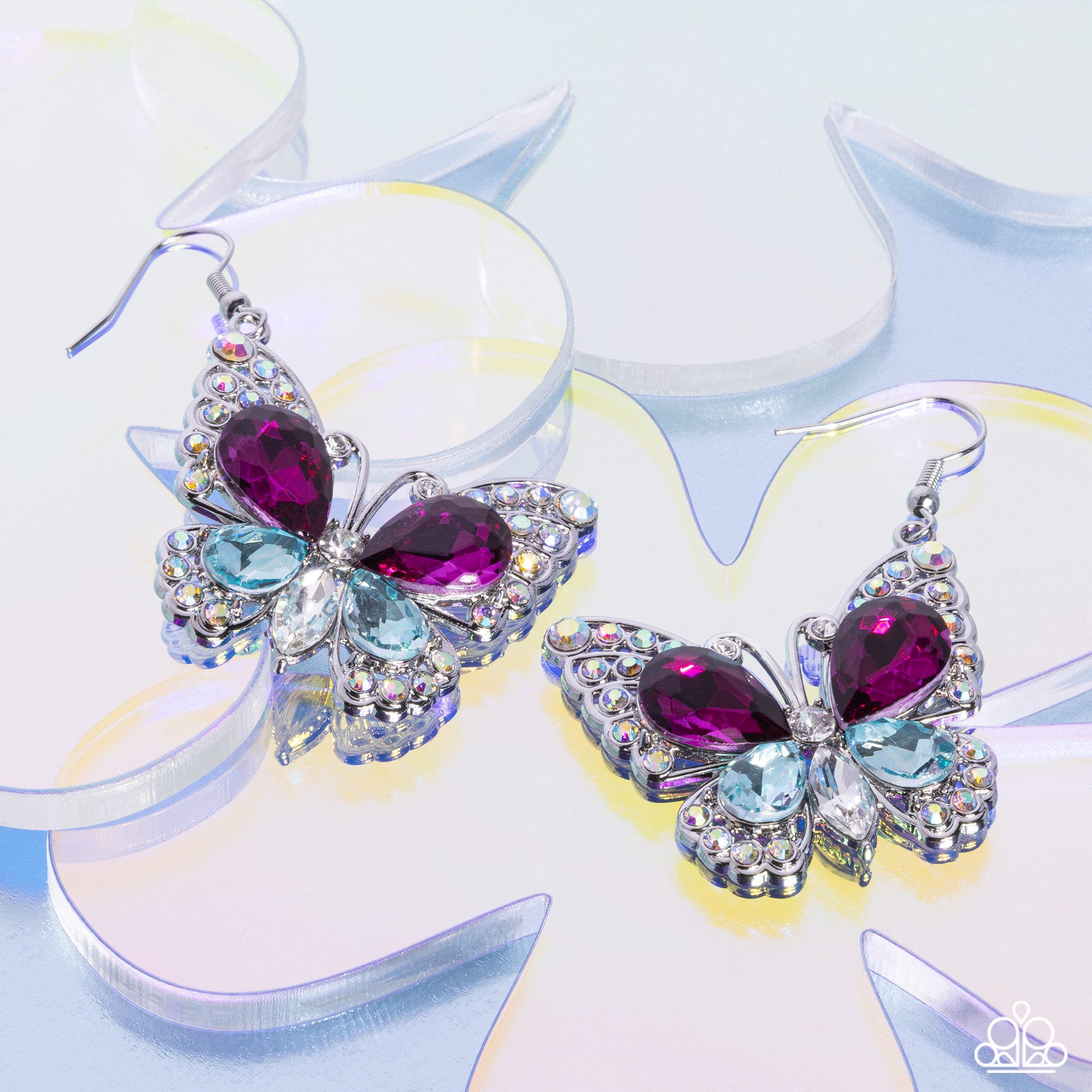 Teardrop Takeoff Multi Butterfly Earrings - Jewelry by Bretta