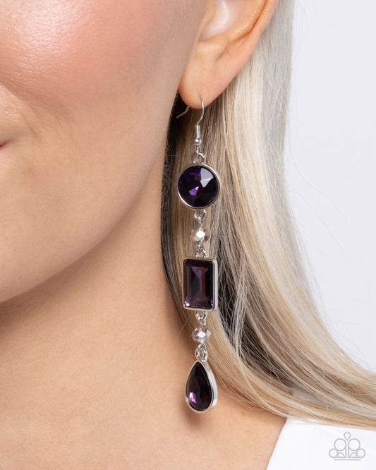 Complete Charisma Purple Earrings - Jewelry by Bretta