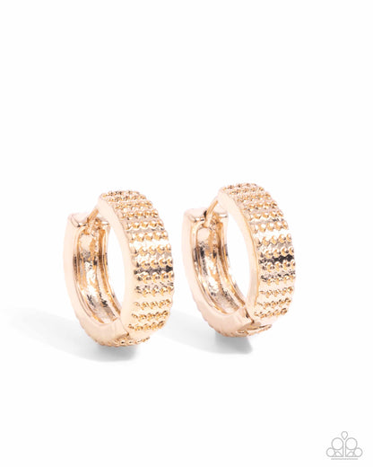 Join The Fun! Gold Earrings