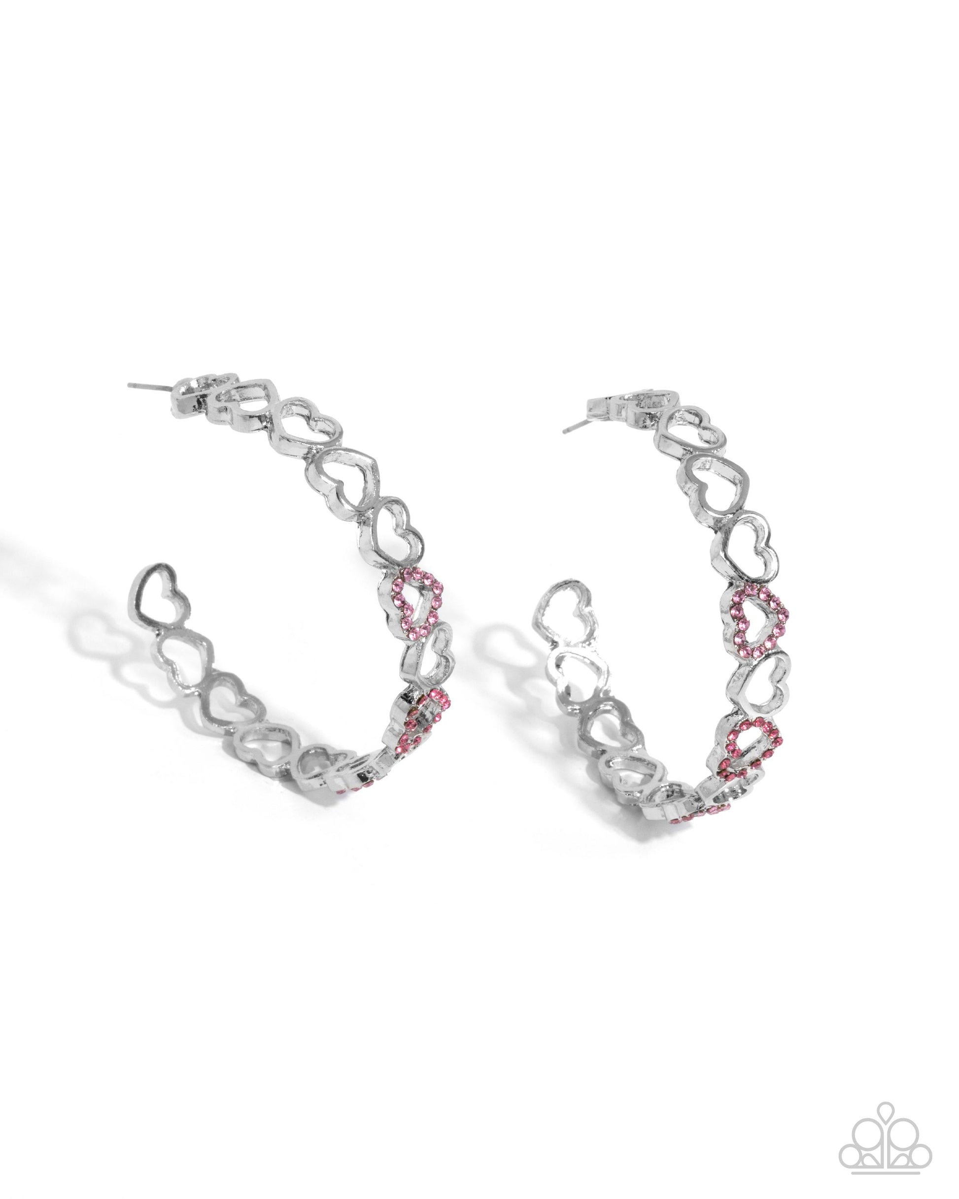 Happier Than Ever Pink Hoop Earrings - Jewelry by Bretta