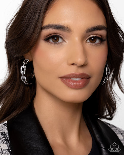 Downtown Decadence Black Earrings - Jewelry by Bretta
