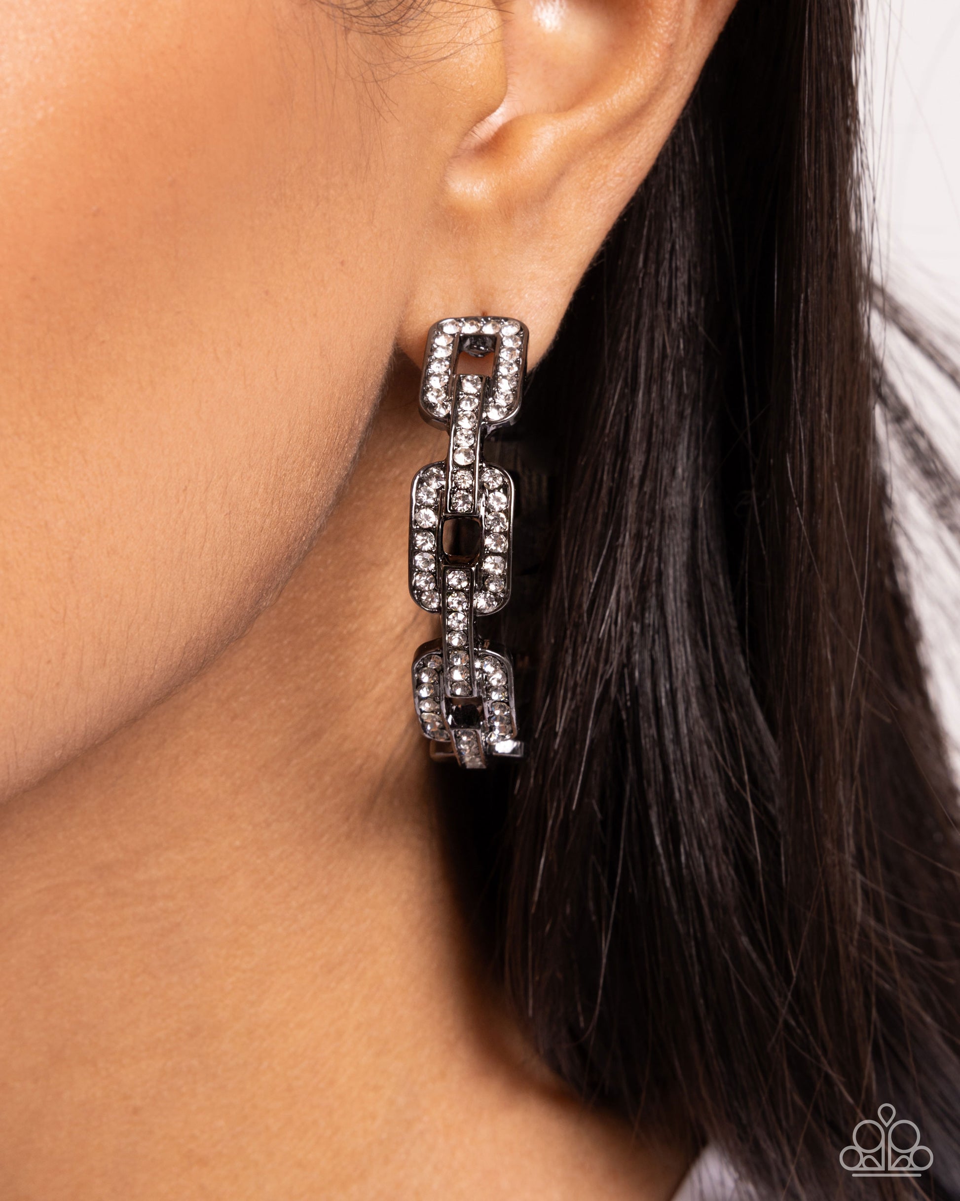 Downtown Decadence Black Earrings - Jewelry by Bretta