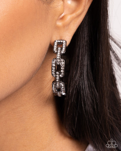Downtown Decadence Black Earrings - Jewelry by Bretta