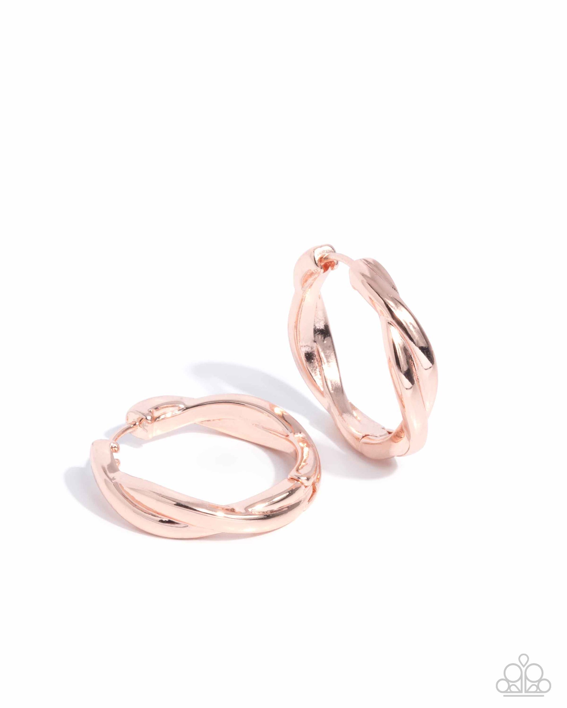 Genuine Glitz Rose Gold Earrings - Jewelry by Bretta