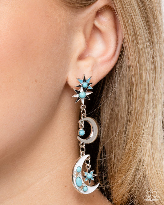 Stellar Serendipity Blue Earrings - Jewelry by Bretta