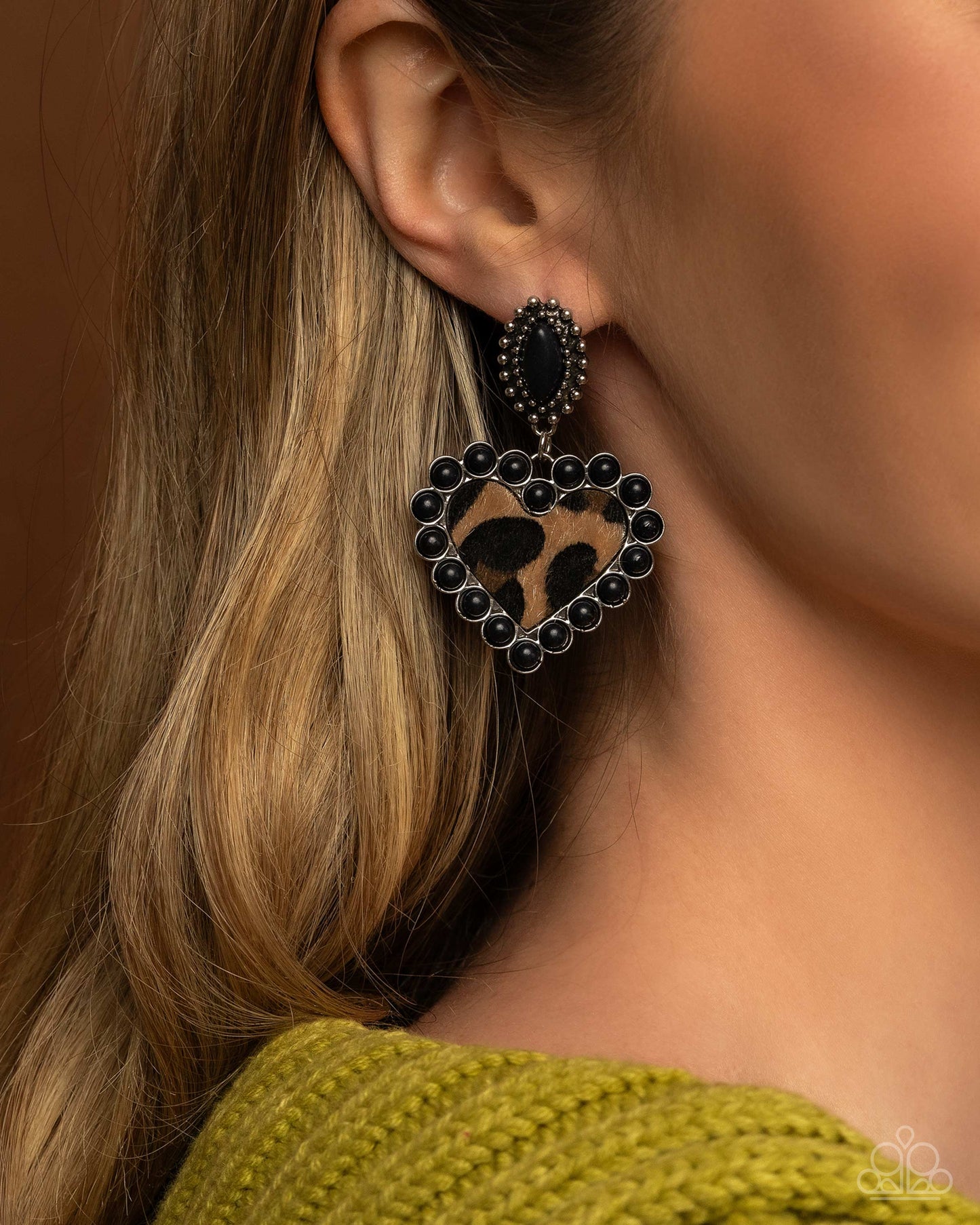 Whimsical Wrangler Black Earrings - Jewelry by Bretta