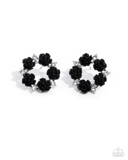 Grace Personified Black Earrings  - Jewelry by Bretta