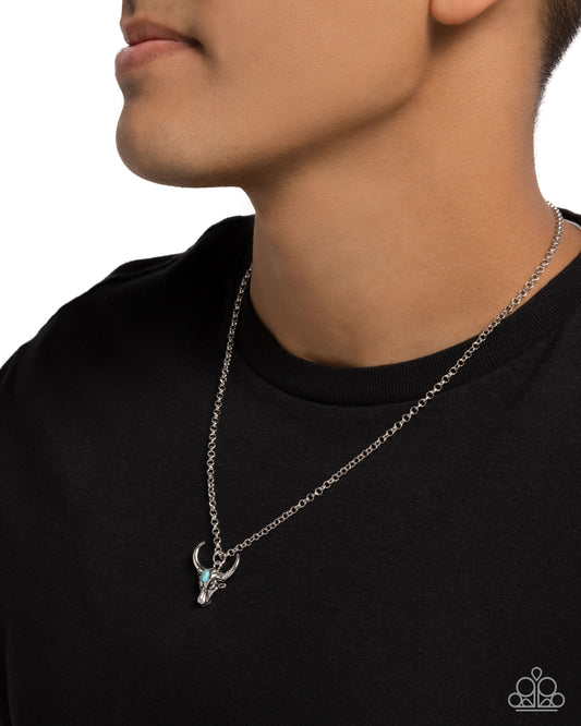 Speeding Up Blue Necklace - Jewelry by Bretta