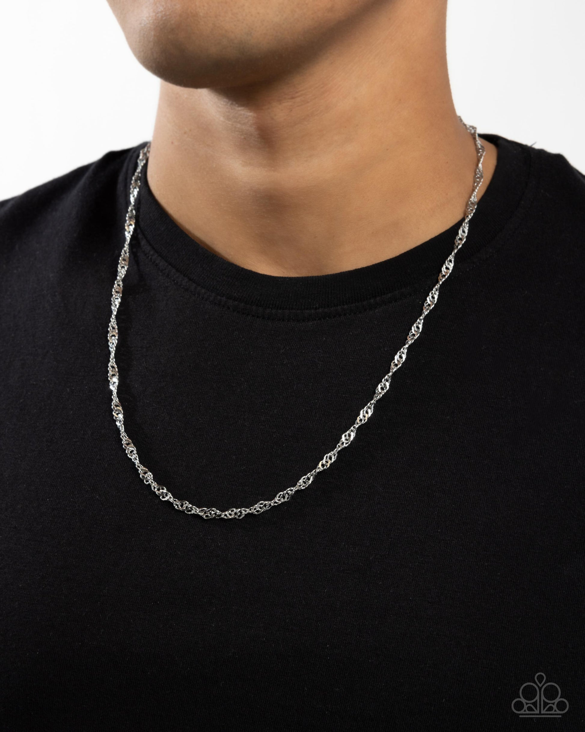 Chain Confrontation Silver Necklace - Jewelry by Bretta