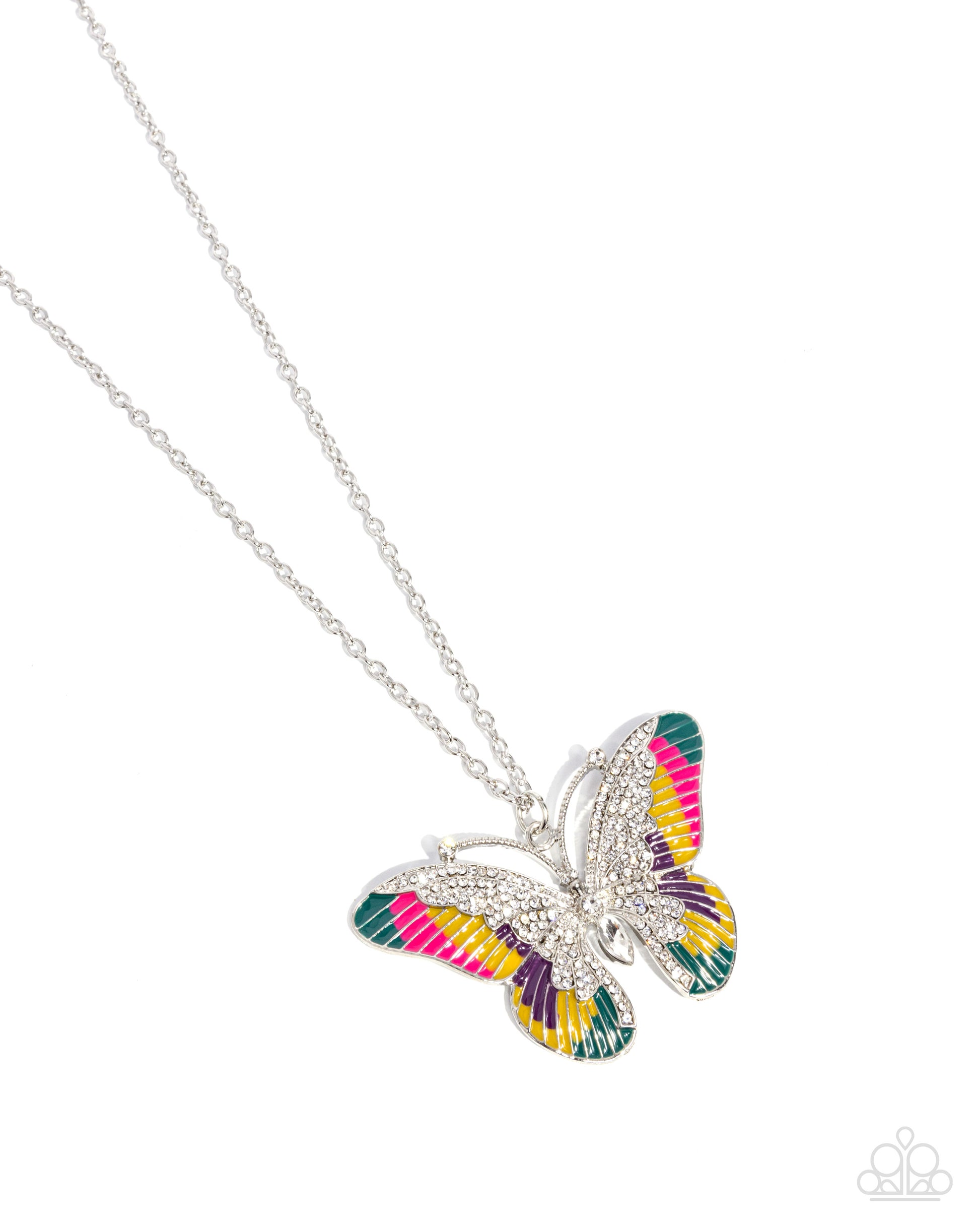 Papillon Pizzazz Yellow Butterfly Necklace  - Jewelry by Bretta 