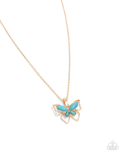 Papillon Persuasion Gold Butterfly Necklace - Jewelry by Bretta