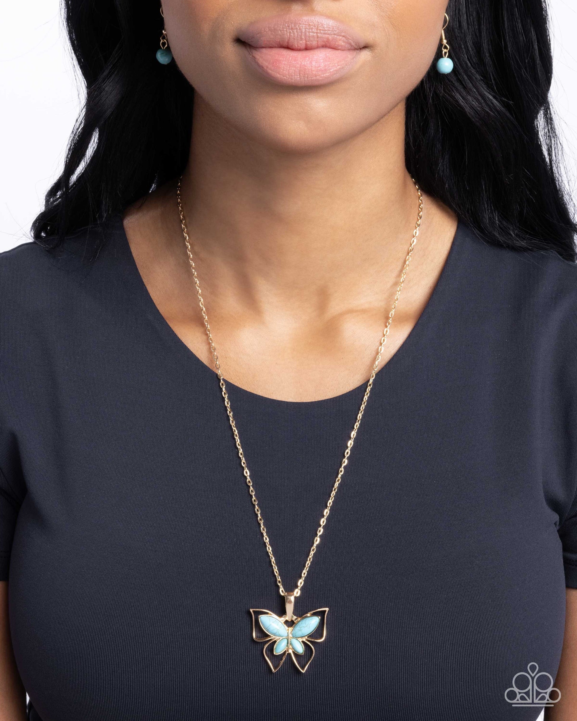 Papillon Persuasion Gold Butterfly Necklace - Jewelry by Bretta