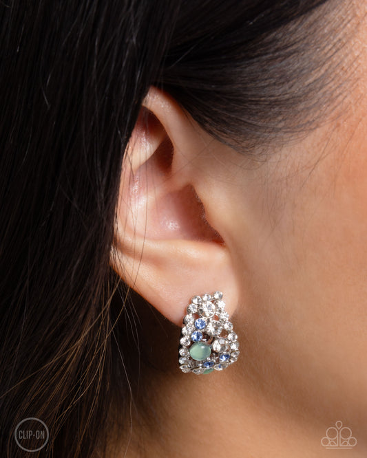 Elite Embrace Green Earrings - Jewelry by Bretta