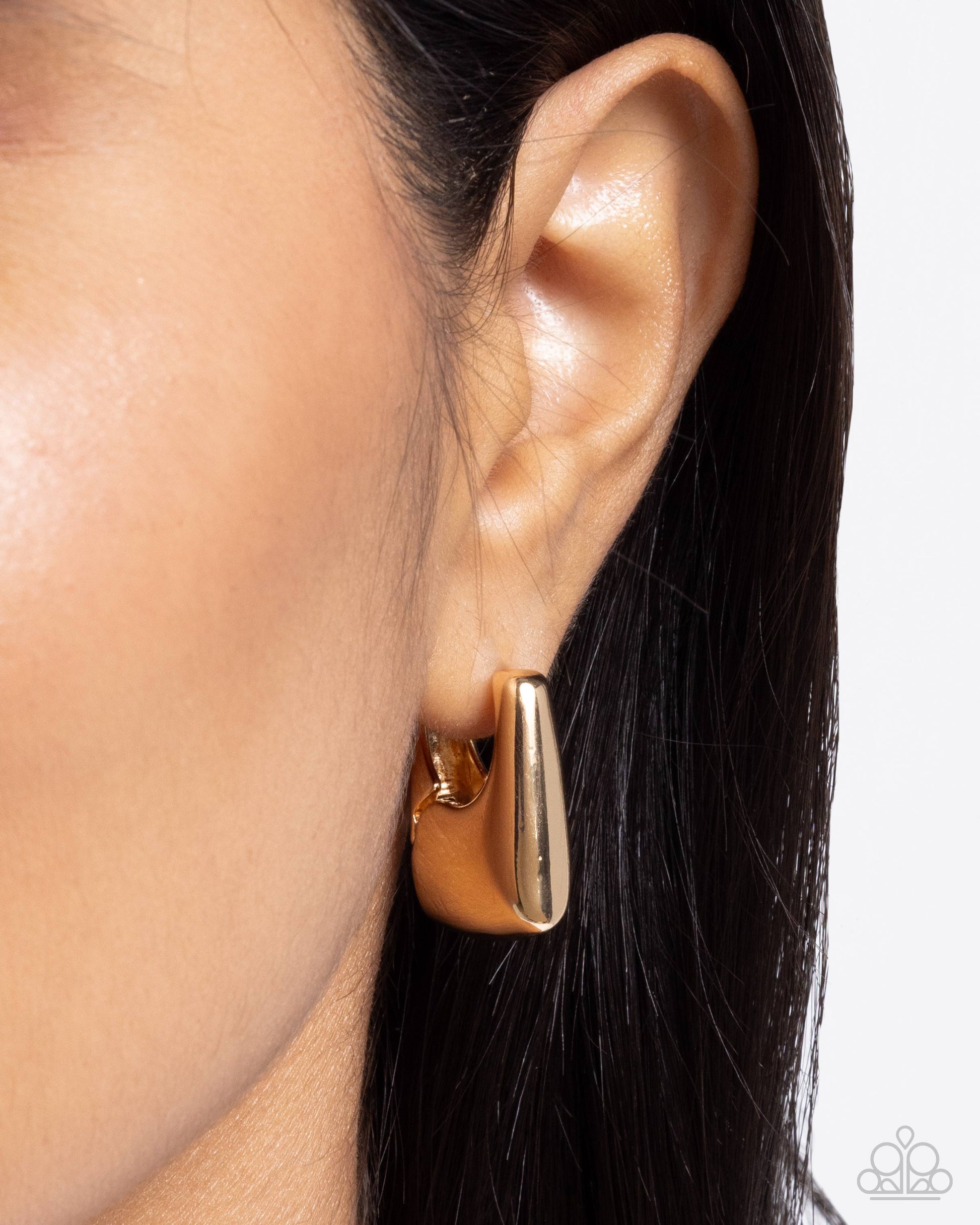 Square Symmetry Gold Earrings - Jewelry by Bretta 