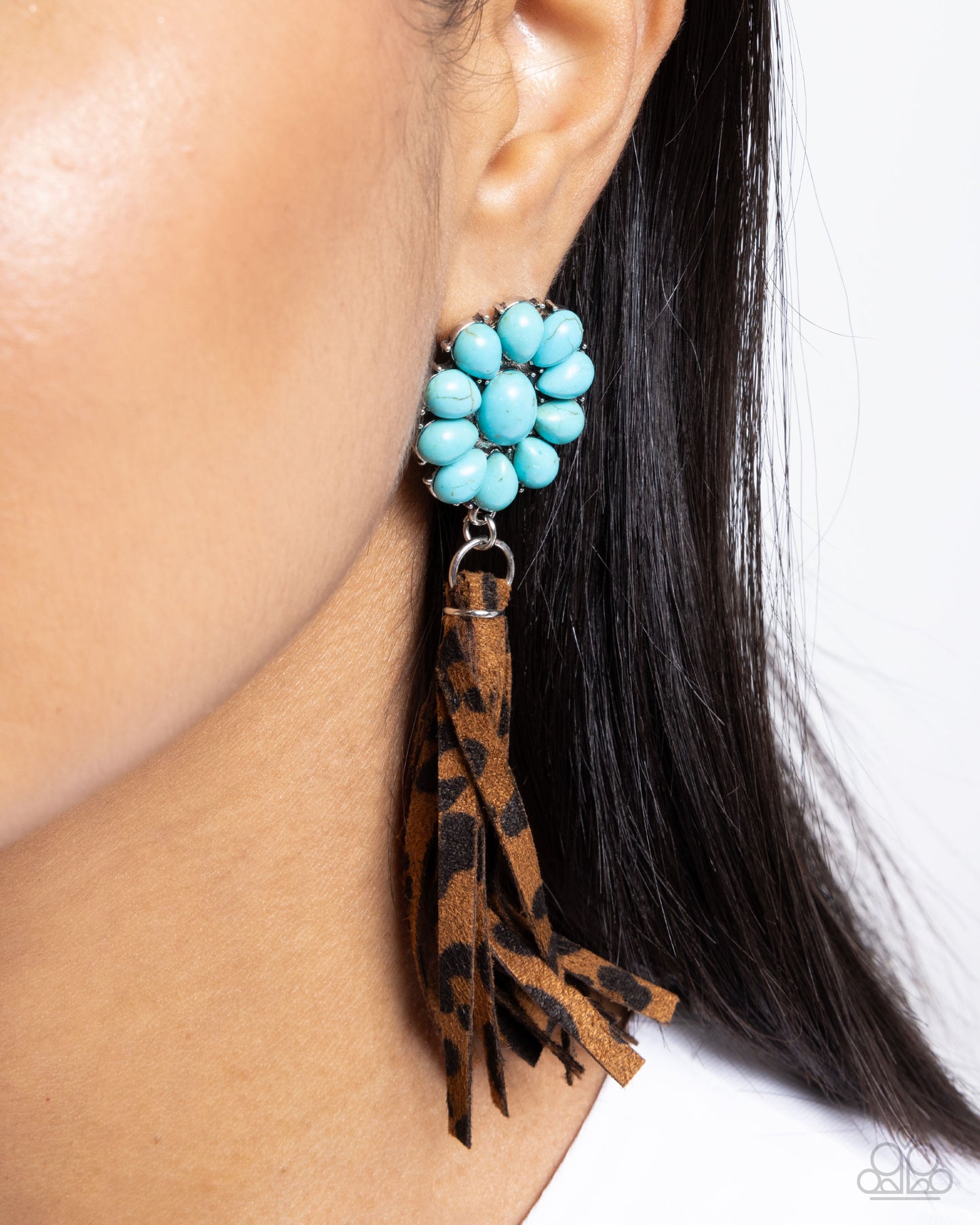 Hometown Hero Blue Earrings - Jewelry by Bretta