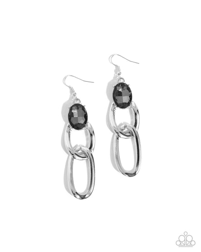 Lavish Loyalty Silver Earrings - Jewelry by Bretta