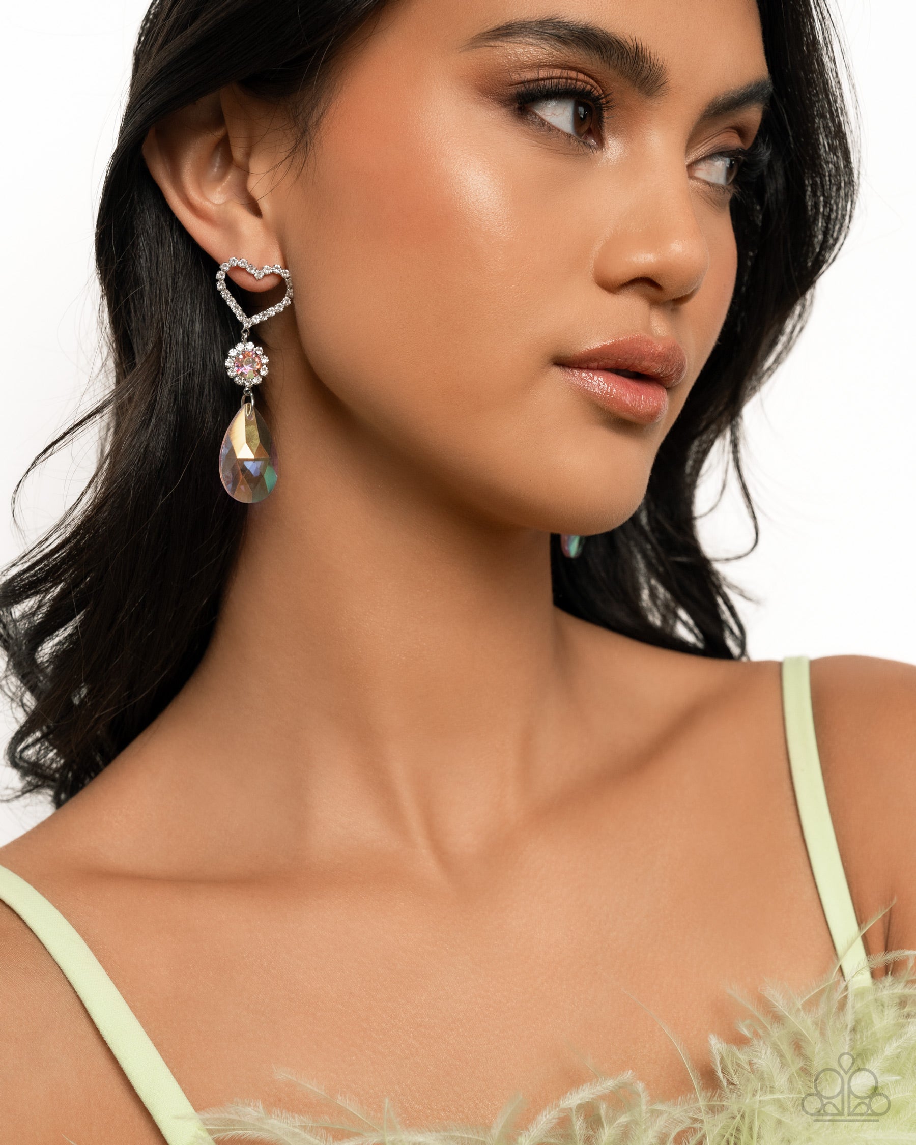 Faceted Frenzy Pink Earrings - Jewelry by Bretta