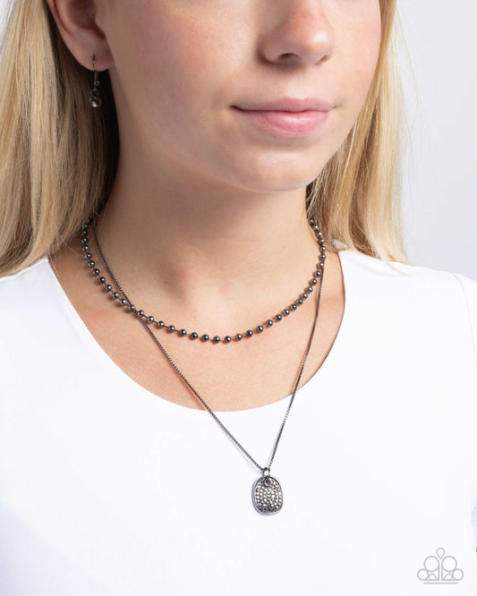 Lyrical Luminescence Black Necklace  - Jewelry by Bretta 