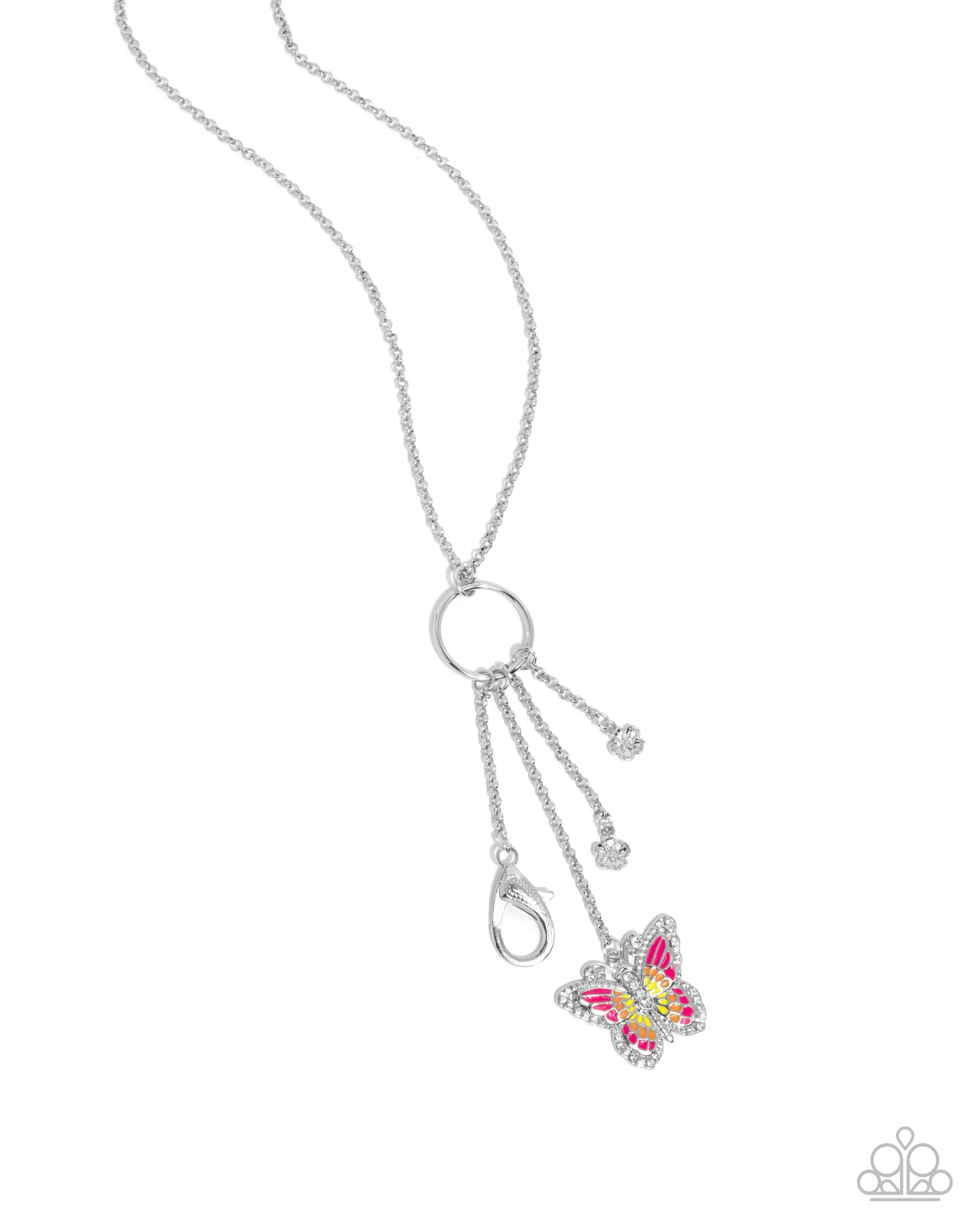 Mariposa Masterpiece Pink Lanyard Necklace - Jewelry by Bretta