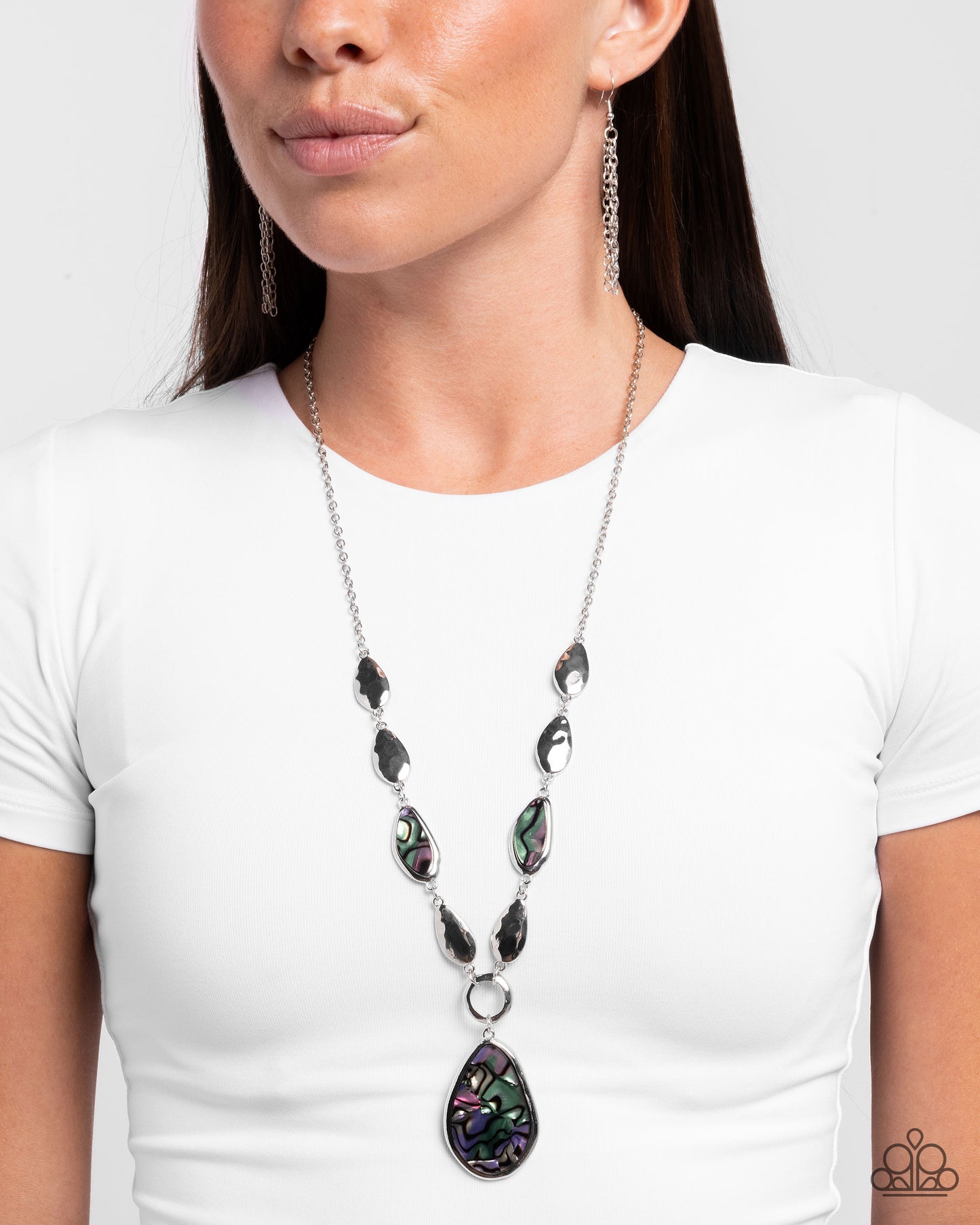 Abstract Abalone Multi Necklace - Jewelry by Bretta
