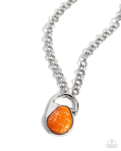 Change of Country Orange Necklace - Jewelry by Bretta
