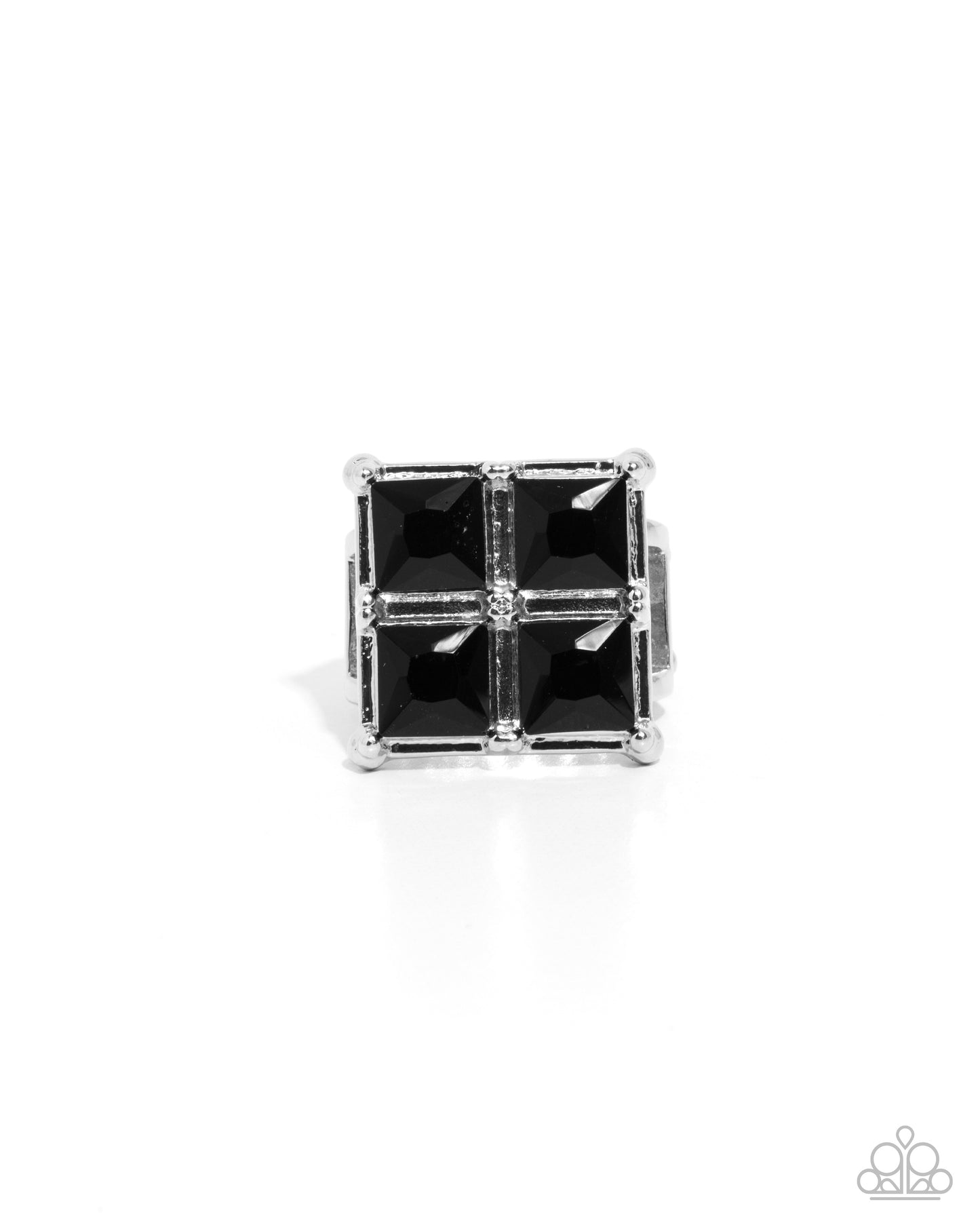 Window Whimsy Black Ring - Jewelry by Bretta