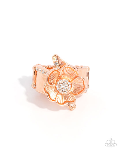 Floral Fact Copper Ring - Jewelry by Bretta