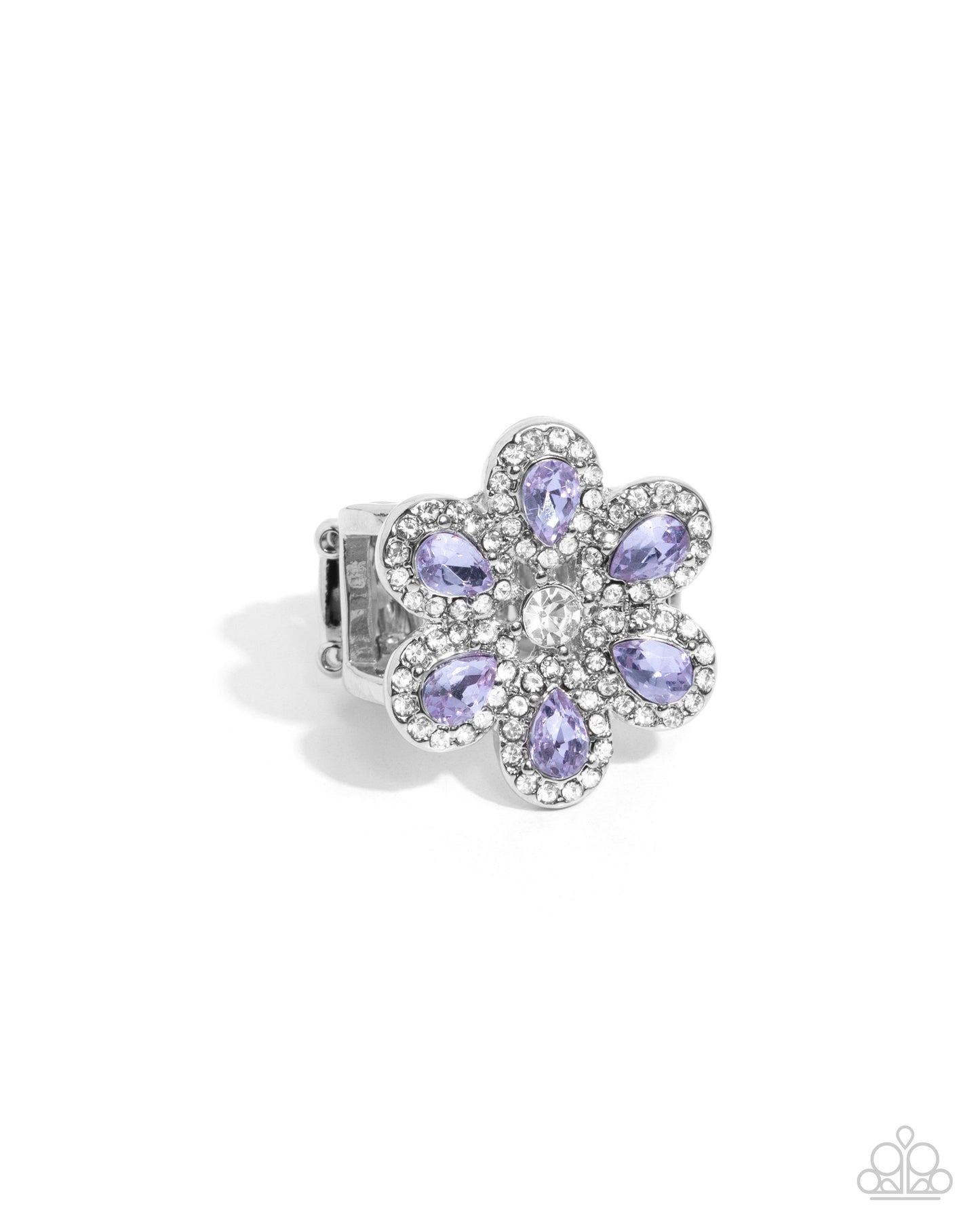 Petaled Promenade Purple Ring - Jewelry by Bretta