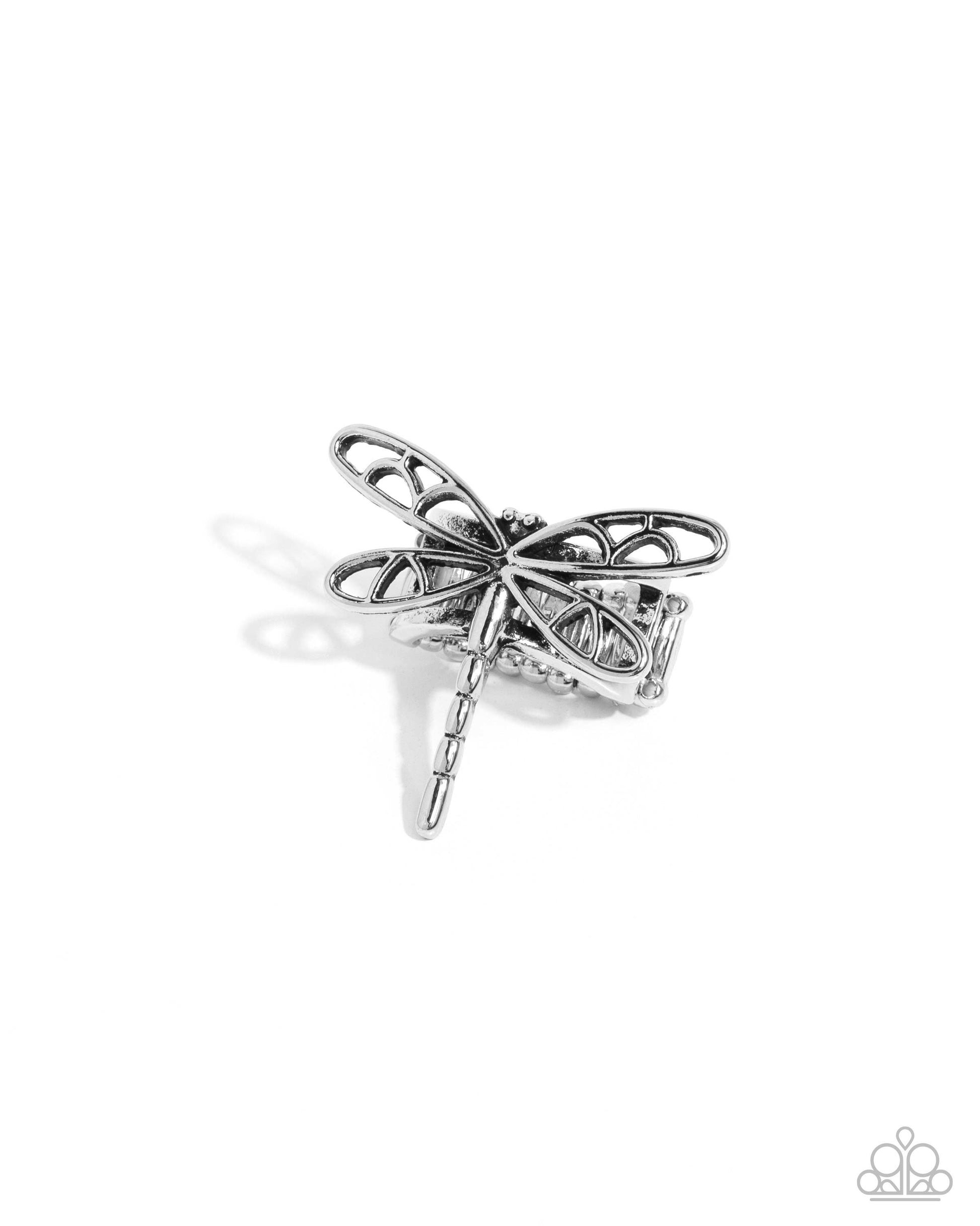 Dragonfly Depth Silver Ring - Jewelry by Bretta