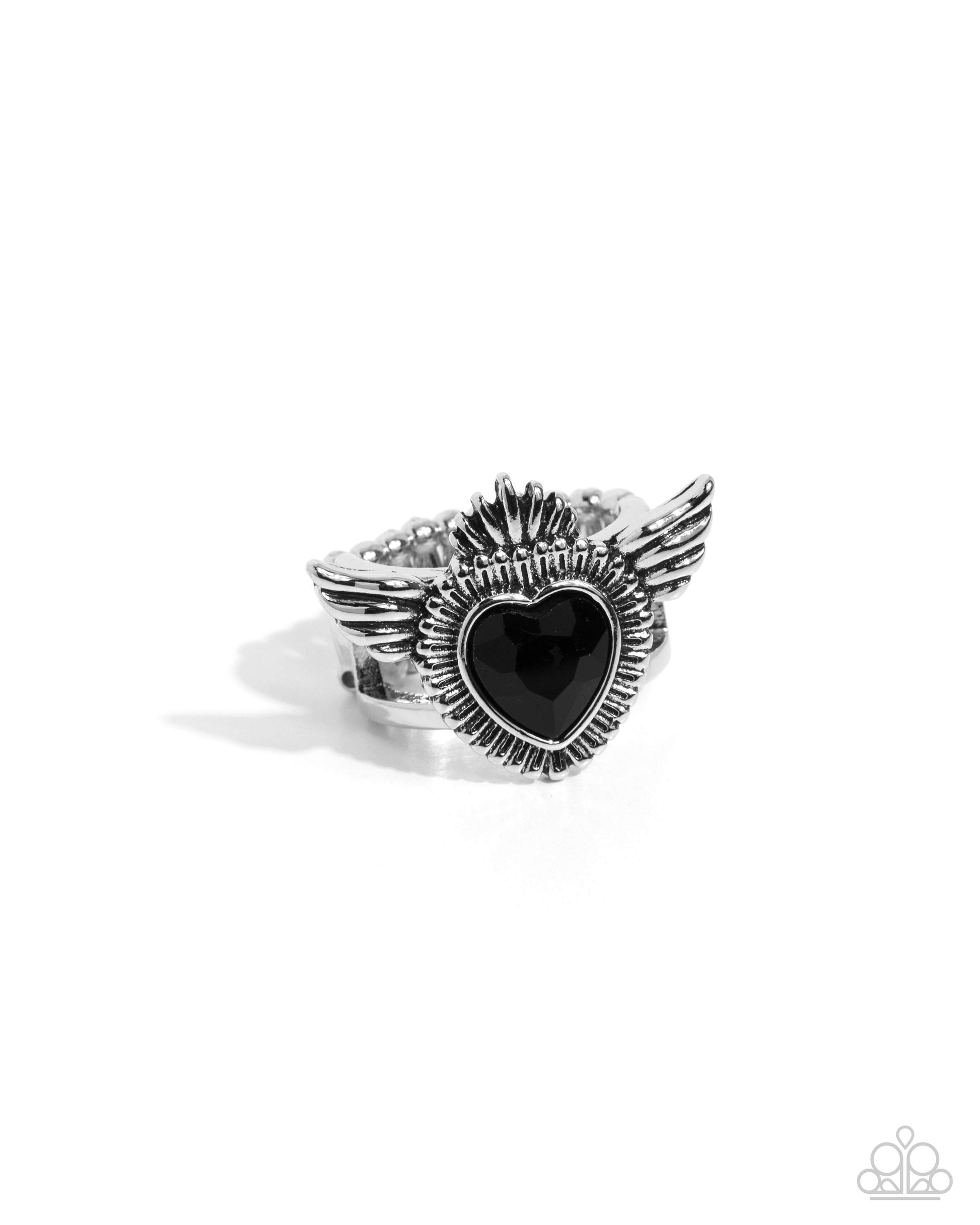 Diva Dame Black Ring - Jewelry by Bretta