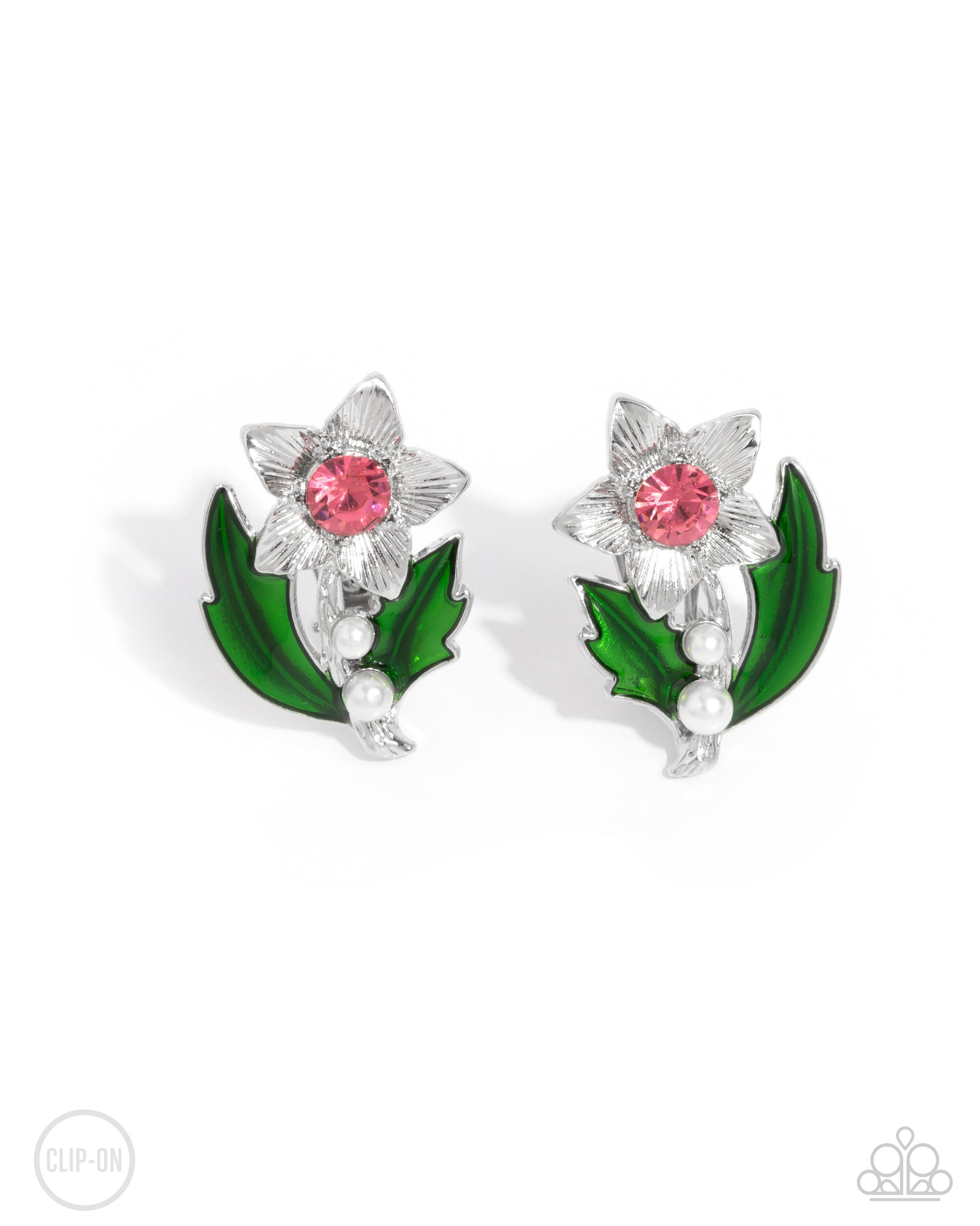 Gardening Guest Pink Clip On Earrings - Jewelry by Bretta