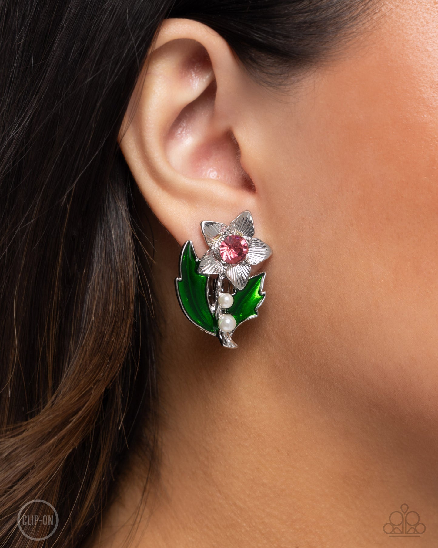 Gardening Guest Pink Clip On Earrings - Jewelry by Bretta