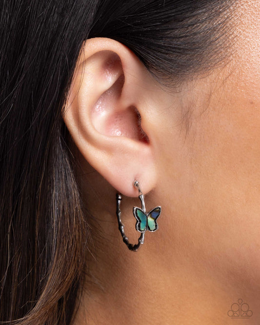 Butterfly Beginning Blue Earrings - Jewelry by Bretta