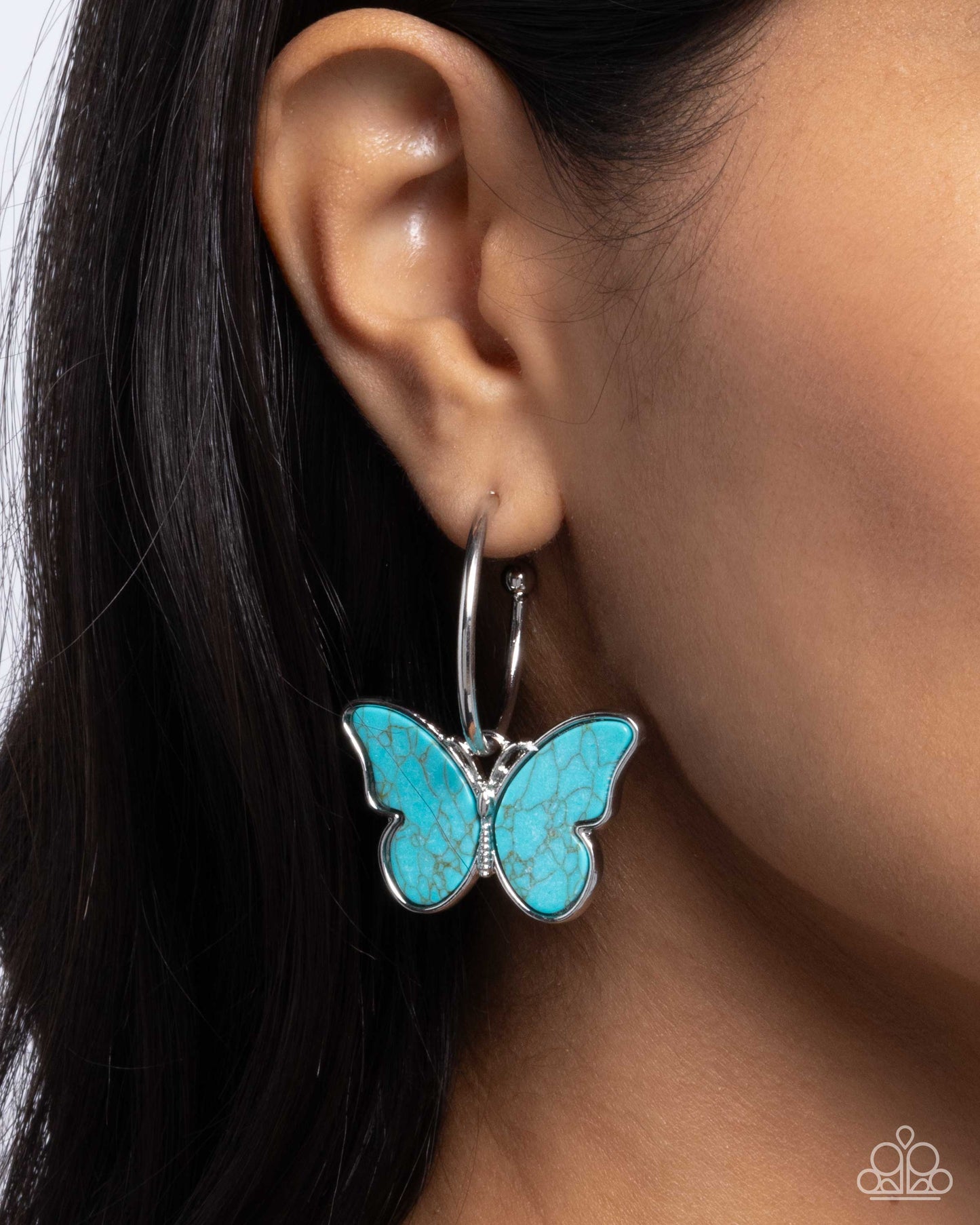 Melodic Mariposa Blue Turquoise Butterfly Earrings - Jewelry by Bretta