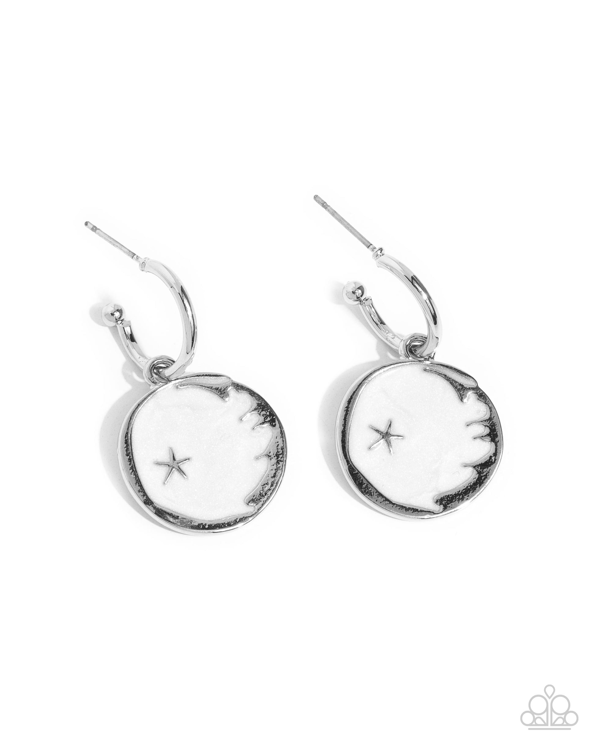 South Star White Earrings - Jewelry by Bretta