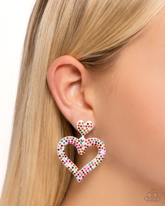 Dazzling Deed Multi Heart Earrings - Jewelry by Bretta