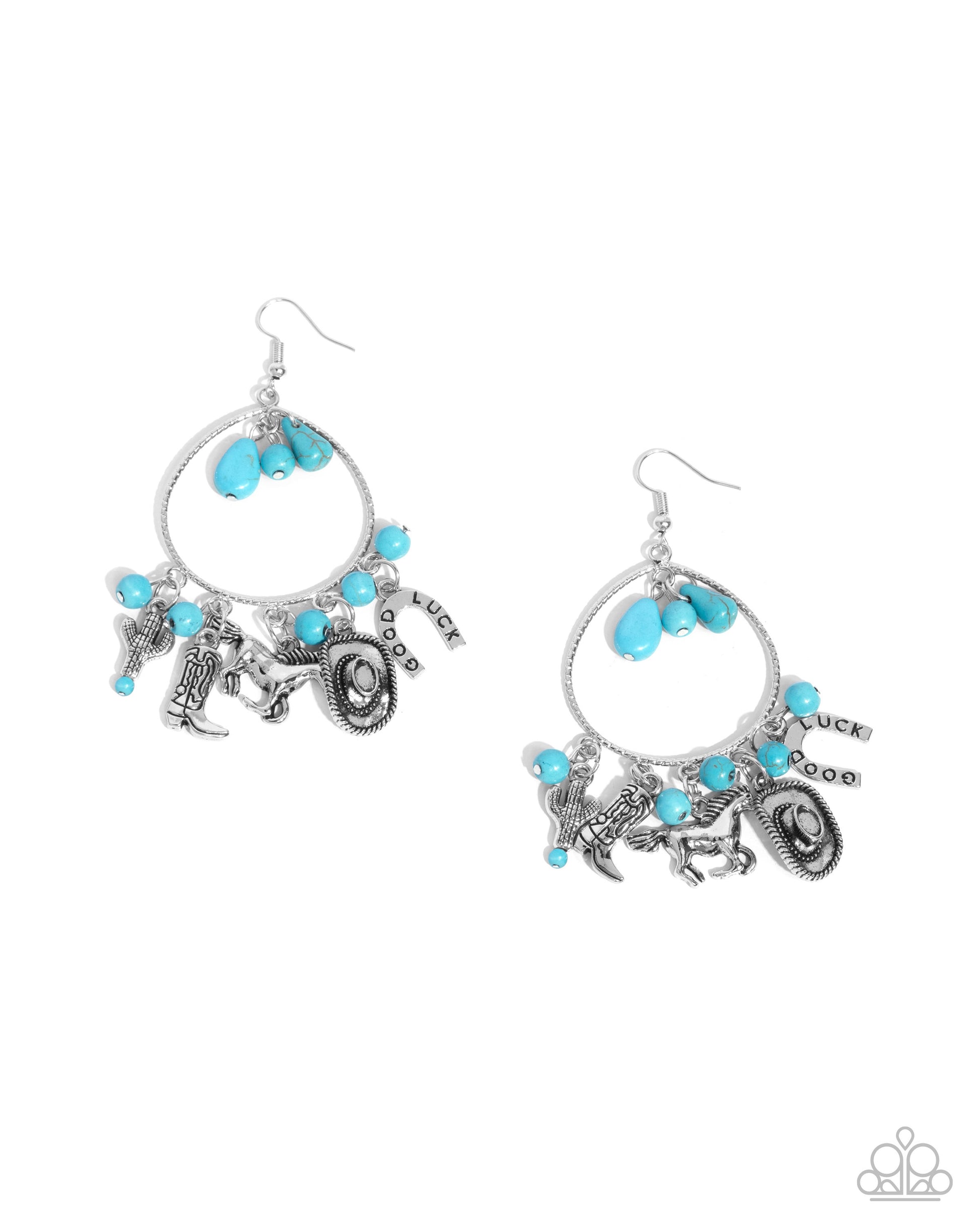 Western Whisper Blue Earrings - Jewelry by Bretta