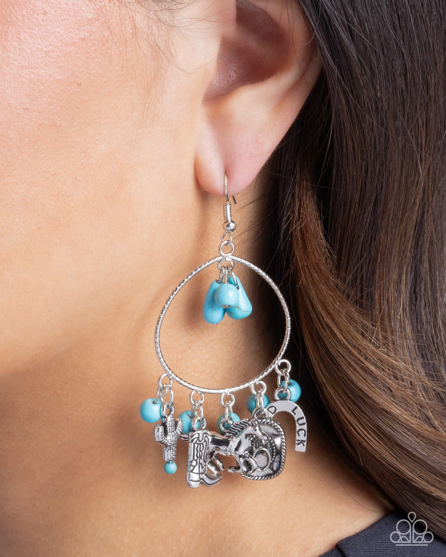 Western Whisper Blue Earrings - Jewelry by Bretta