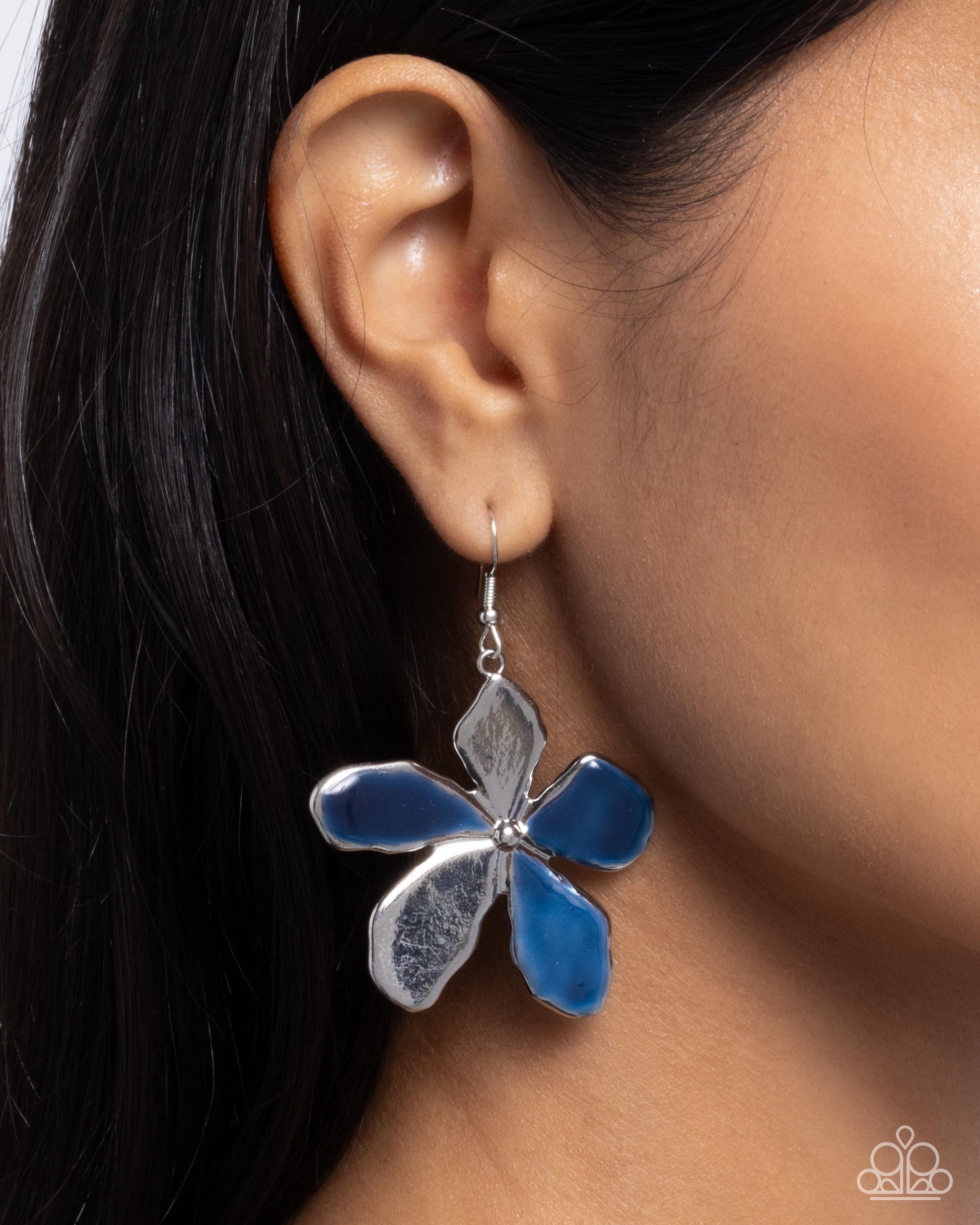 Painted Promotion Blue Earrings - Jewelry by Bretta