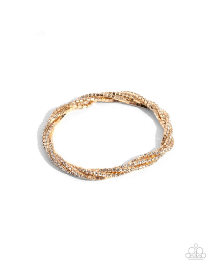 Twisted Triumph Gold Bracelet - Jewelry by Bretta