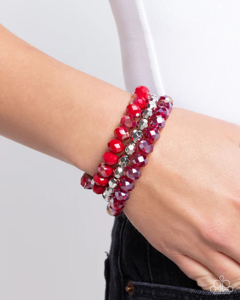 Memorable Makeover Red Bracelet - Jewelry by Bretta