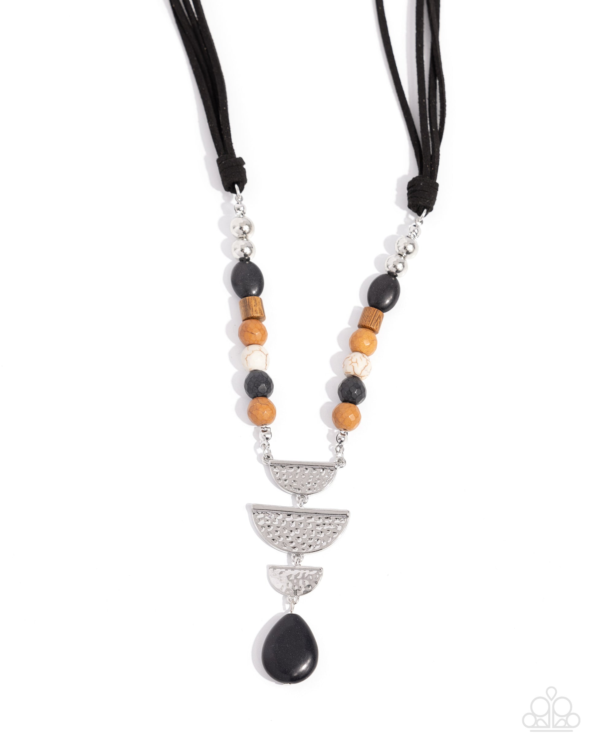 Eclectic Elegance Black Necklace - Jewelry by Bretta 
