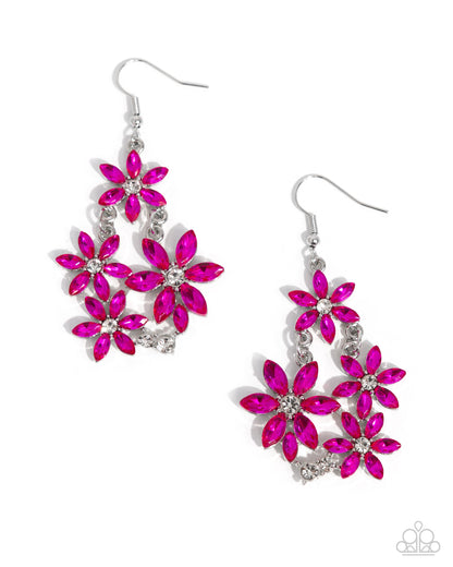 Floral Founder Pink Earrings - Jewelry by Bretta