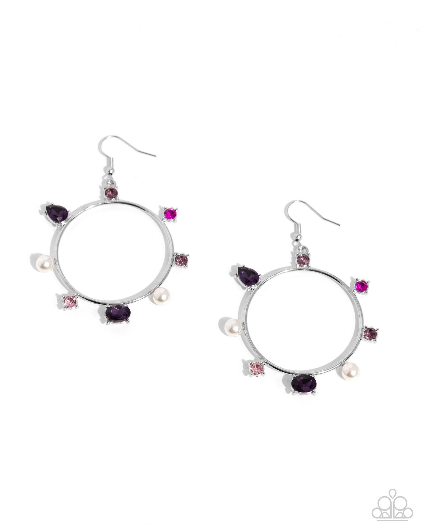 Tailored Treasure Purple Earrings - Jewelry by Bretta