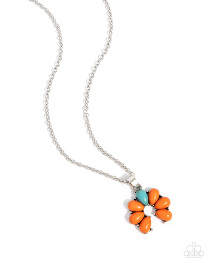 Highland Horseshoe Orange Necklace - Jewelry by Bretta