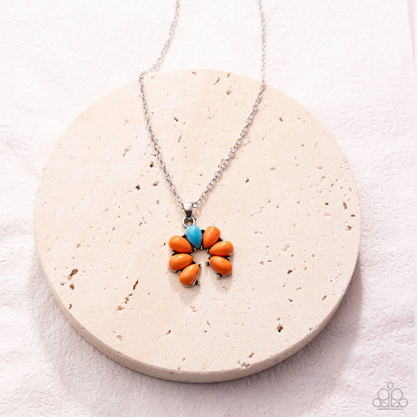 Highland Horseshoe Orange Necklace - Jewelry by Bretta