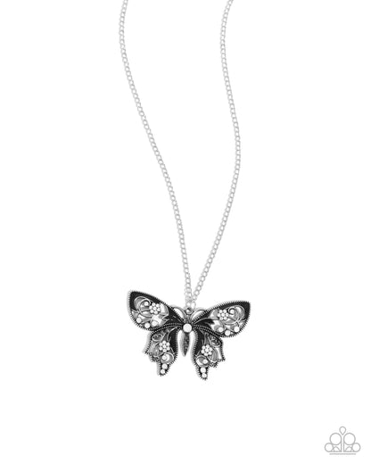 Whimsical Weekday Black Butterfly Necklace - Jewelry by Bretta